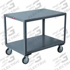 APPROVED VENDOR Work Table: Fixed Ht, Steel, 36 in x 25 in, 1,400 lb Overall Load Capacity (MPN LB236P500GP). Key specifications — Sub-brand: Jamco; Unit Type: Not Expandable or Modular; For Environment: Work Areas; Assembly: Fully Assembled; Wheel Material: Phenolic; Frame Material Finish: Powder Coated; Mobility: Casters; Height Adjustability: Fixed Height.