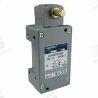 TELEMECANIQUE SENSORS Hazardous Location Limit Switch: Roller Lever, Metallic, Maintained, 9007CR (MPN 9007CR53C). Key specifications — Brand: TELEMECANIQUE SENSORS; Manufacturer Part Number: 9007CR53C; Action: Maintained; Actuator Style: Rotary Lever; Pretravel: 45°; Series: 9007CR; Total Travel: 90°; Environmental Applications: Hazardous Location.