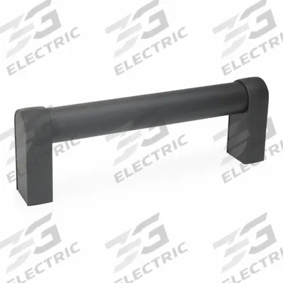 JW WINCO Pull Handle: Threaded Holes, Rear-Mount, 23.62 in Mounting Hole Center to Center - Load-Rated Straight-Leg Tubular Pull Handles