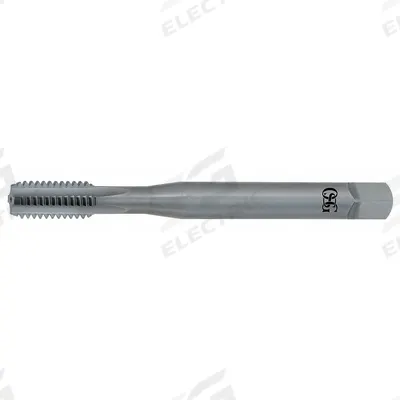 OSG Straight Flute Tap: M3x0.5 Metric, OH3 / 4H-6H, 3 Flute, Bottoming Chamfer - Straight-Flute Machine Taps for Aluminum