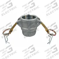 Cam and Groove Coupling: 1 1/4 in Coupling Size, 1 1/4 in Hose Fitting Size, 2 1/2 in Overall Lg (MPN PLE63). Key specifications — Thread Size: 1-1/4 in-11-1/2; Fitting Type: FNPT; Gasket Material: Nitrile; Brand: APPROVED VENDOR.