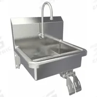 SANI-LAV Hand Sink: 1 Stations, 6 in Bowl Dp, 16 in Bowl Lg, 12 1/2 in Bowl Wd, Faucet Included (MPN 608). Key specifications — Includes Side Splash: Side Splash Not Included; Series: Stainless Steel Hand Wash Sink; Brand: SANI-LAV.