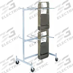 RAYMOND PRODUCTS Chair Cart: 500 lb, 43 1/2 in L x 32 in W x 84 in H, For 40 Chairs, (4) Swivel (MPN 920L). Key specifications — Frame Color: Gray; Brand: RAYMOND PRODUCTS; Caster/Wheel Configuration: (4) Swivel.