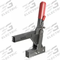 DE-STA-CO Vertical Hold-Down Clamp: Locking Vertical Handle, Flange Base Mounting, 2.51 in Arm Lg (MPN 5105-BR). Key specifications — Brand: DE-STA-CO.