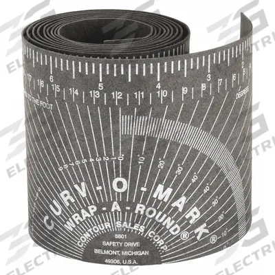JACKSON SAFETY Wrap-a-Round Tape Measure: For 3 in to 10 in Pipe (MPN 14753) - Wrap-Around Tape Measures