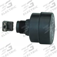 WERMA Buzzer: Buzzer Sound, 0.03 W Watt, 115V AC/DC, Indoor/Outdoor, 10900077, 52 mm dia. Key specifications — Brand: WERMA; Color: Black; Operating Voltage: 115V AC/DC.
