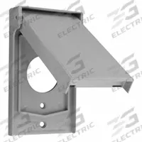 LEVITON Wall Plate: Thermoplastic Nylon, 1.406" Hole/Single Receptacle, 1 Gangs, 2 7/8 in Overall Wd (MPN 4979-GY). Key specifications — Brand: LEVITON; Color: Gray; Compatible with Product Type: Single Receptacle; Mounting Orientation: Vertical.