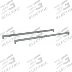 TENNSCO Shelf: 42 in x 12 in, 550 lb Load Capacity, Gray, Shelf (MPN ZAES-4212). Key specifications — Includes: (2) Beams; Shelf Configuration: Single Straight; Color: Gray; Frame Material: Steel; Brand: TENNSCO; Frame Finish: Zinc Plated; Product Type: Shelf.