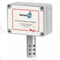 DWYER Humidity Transmitters: 0 to 10V DC, Pt1000 RTD, Screw Terminals, 1/2 in NPS, 3 in Probe Lg (MPN RHP-3O2E). Key specifications — Brand: DWYER; Humidity Accuracy: ±3% 20 to 80% RH at 25°C; Sensing Element Type: Pt1000 RTD; Temperature Accuracy: ±0.54°F @ 32°F; Output: 0 to 10V DC; Power Source: 15 to 29V AC; Temperature Range: -4 °F to 140 °F.