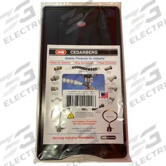 CEDARBERG Table Guard: Tray, Plastic, 5 lb Storage Capacity, Black, 17 1/4 in Overall Wd (MPN 8706-001)