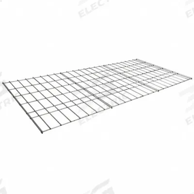 LYON Flat Wire Decking: 48 in x 24 in x 3 5/8 in, 5 ga Decking, Steel - Flat Steel Decking Bulk Rack Shelf Kits