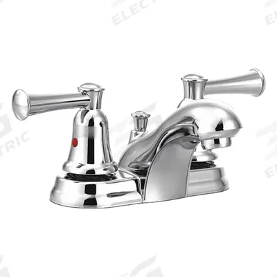 CFG Low Arc Bathroom Faucet: Capstone, Brass, Chrome Finish, 1.2 gpm Flow Rate - Centerset Handle Bathroom Faucets