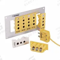 OMEGA Temperature Probe Connectors & Adapters: Panel Jack, For Type K Thermocouple Type, Std Jack (MPN TPJ-K-F). Key specifications — attr1432251: No Clamp Included; attr1432252: No Write-On Window Included; attr1276097: Panel Jack; attr1276100: Chromel; attr1276082: Standard Jack; attr1276092: OMEGA; attr1276087: Yellow; attr1276088: Glass-Filled Nylon.