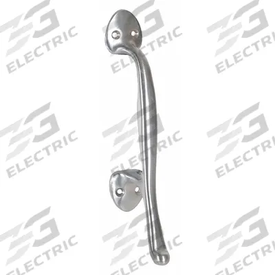 TRIMCO Pull Handle: 0.75 in Wd, 9 1/8 in Ht - Antimicrobial Door Pulls