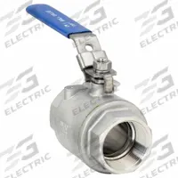 USA INDUSTRIALS Manual Two-Way Ball Valve: 1 1/2 in, 304 Stainless Steel, Straight Valve Body, PTFE (MPN ZUSA-VLV-7). Key specifications — Brand: USA INDUSTRIALS; Handle: Locking Lever.