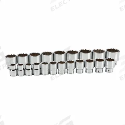 TEKTON Socket Set: 3/4 in Drive, 21 Piece, 12-Point, SAE - SAE & Metric Socket Sets