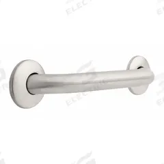 FRANKLIN BRASS Wall Grab Bar: Straight, 12 in Lg, 1 1/4 in Dia, Stainless Steel, Unfinished (MPN 5712). Key specifications — Brand: FRANKLIN BRASS.