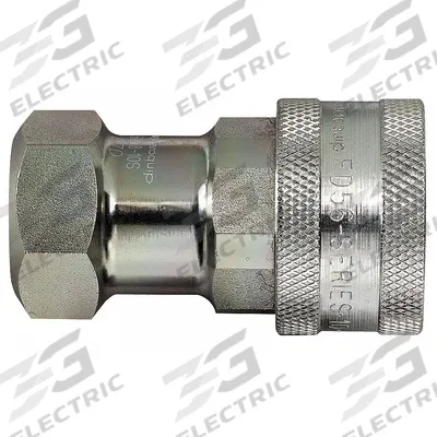 AEROQUIP Hydraulic Quick Connect Hose Coupling: 3/8 in Coupling Size, Steel - 5600 Series Hydraulic Quick-Connect Coupling Bodies