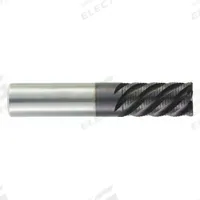 WIDIA HANITA Roughing End Mill: Carbide, AlTiN Coated, 6 Flute, 3/4" Mill Dia, 1-1/2" LOC, 4" OAL (MPN 4U80E1901R7XT)