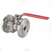 KECKLEY Manual Two-Way Ball Valve: 1 in, 316 Stainless Steel, Straight, Class 150 Flange, Two-Piece (MPN BVF2RF2FSSRGSL-100). Key specifications — Brand: KECKLEY; Handle: Locking Lever.