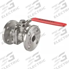 KECKLEY Manual Two-Way Ball Valve: 1 in, 316 Stainless Steel, Straight, Class 150 Flange, Two-Piece (MPN BVF2RF2FSSRGSL-100). Key specifications — Brand: KECKLEY; Handle: Locking Lever.