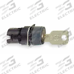 SCHNEIDER ELECTRIC Keyed Selector Switch: 2 Position, 16 mm Panel Mounting Size, Series XB6 (MPN ZB6AGC). Key specifications — Manufacturer Part Number: ZB6AGC; Brand: SCHNEIDER; Switch Action: Maintained/Maintained; Key Removal Position: Any Position.