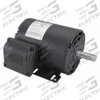 WEG General Purpose Motor: Rigid Base Mount, Open Drip Proof, 1 hp, 230/460V AC, 1,800 RPM (MPN 00118OT3E143T-S). Key specifications — Brand: WEG; Nameplate Voltage @ 60 Hz: 230/460V AC; Full Load Current @ 60 Hz: 3.02/1.51 A; Nameplate RPM @ 60 Hz: 1,800 RPM; Motor Enclosure: ODP.