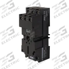 SCHNEIDER Relay Socket: 12 A Rating, DIN-Rail Socket Mounting, 8 Pins, A Socket (MPN RUZSC2M). Key specifications — Brand: SCHNEIDER.