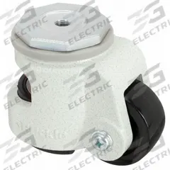 APPROVED VENDOR Stem Caster: Swivel, 2 1/2 in Wheel Dia., 1 1/8 in Wheel Wd, Nylon, M12 Thread Size (MPN HRIG-POA 63G). Key specifications — Brand: APPROVED VENDOR; Thread Size: M12; Roll Up: Swivel with Brake.