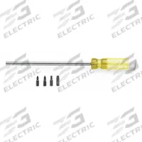 PROTO Multi-Bit Screwdriver: Phillips/Slotted Tip, #1/#2/3/16 in/5/32 in Tip Size, 4 Tips, Magnetic (MPN J9224). Key specifications — attr1205339: Phillips: #1 + #2; attr1205303: PROTO.