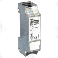 BUSSMANN Data Surge Protection Device: Single Phase, 48V DC, 1 Poles, 2 Wires, L-G/L-L, 48 V DC (MPN BSPD48RJ45). Key specifications — Voltage: 48V DC; Number of Wires: 2 Wires; Modes of Protection: L-L; Max. Continuing Operating Voltage: 48 V DC; Voltage Protection Rating: 600V (L-G); Filtering: No; Enclosure Material: Zinc Die Casting; Mounting Style: DIN-Rail.