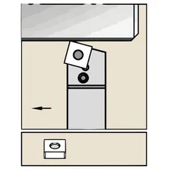 WIDIA Parting and Grooving Insert: 582129 (MPN 3542922). Key specifications — attr257415: 582129; attr257414: 582129.