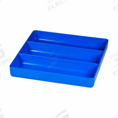 ERNST MANUFACTURING Compartment Tray for Drawer: Blue, 10 1/2 in Overall Wd - Tool Organizer Trays