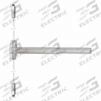VON DUPRIN Exit Device: Chrome (MPN QEL9927NL-OP 3 26D). Key specifications — attr1011838: Gray; attr1011860: Exit Device; attr1024138: Not Ligature-Resistant; attr1011837: VON DUPRIN; attr1011847: Surface Vertical Rod; attr1011858: Lever; attr1024139: Touchbar; attr1011835: No.