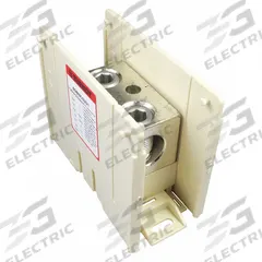 BURNDY Power Distribution Block: Open, Lug, Lug, 6 AWG – 350 kcmil For Line Side Wire Sizes (MPN BDBMCS3U1). Key specifications — attr1361688: Surface; attr1308686: BURNDY; attr1361672: Aluminum.