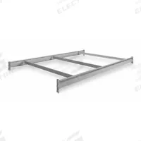 TENNSCO Bulk Storage Deck Level: 72 in x 48 in x 3 5/8 in, 14 ga Beams, 2,750 lb Load Capacity (MPN BPB-72-48). Key specifications — Frame Finish: Epoxy Coated; Frame Material: Steel; Color: Industrial Gray; Includes: (2) 72 in Beams; Brand: TENNSCO.