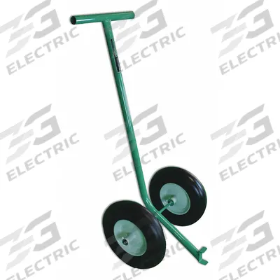 GARLOCK SAFETY SYSTEMS Guardrail Base Transport Cart: 3 1/2 ft, Railguard 200 - Transport Carts for Guardrail Bases