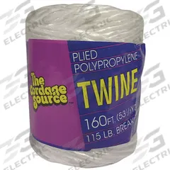 APPROVED VENDOR Twine: Twisted, 25 lb Working Load Limit, Spool, 1/16 in Dia, 160 ft Overall Lg (MPN 1004-WA). Key specifications — attr987601: APPROVED VENDOR.