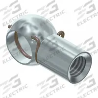 BANSBACH EASYLIFT Ball and Socket End Fitting: Zinc-Plated Steel, 13 mm Socket Hole Size (MPN 96060). Key specifications — Brand: BANSBACH EASYLIFT; Rod Thread Size: M8; Socket Hole Size: 13 mm; Material: Zinc-Plated Steel.