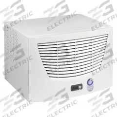 RITTAL Enclosure Air Conditioner: 3,719 BtuH, Indoor Dust-Tight, Cooling Only, 230 V, 12, Roof Mount (MPN 3383500). Key specifications — Brand: RITTAL; Mounting Type: Roof Mount; Operation Mode: Cooling Only; Operating Voltage: 230 V.