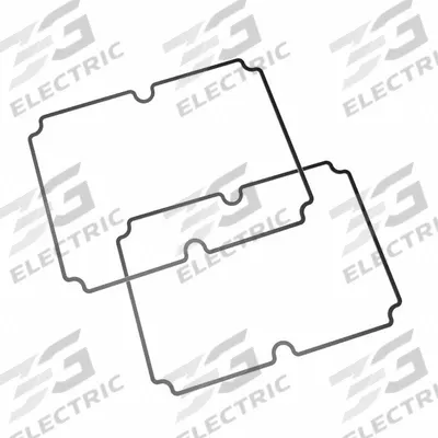 HAMMOND Electrical Enclosures: Repl Gasket, Temp Rating of -40°C to 150°C - Electrical Enclosure Accessories & Replacement Parts