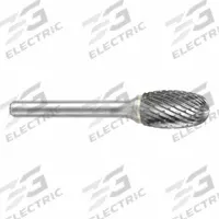 SGS PRO Carbide Bur: Oval, SE-5, Double Cut, 1/2" x 7/8" Head, 1/4" Shank (MPN 13003). Key specifications — Brand: SGS PRO; Trade Number: SE-5.