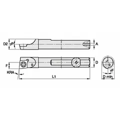 WIDIA Indexable Boring Bar: CSBI180187255R (MPN 2832617). Key specifications — attr257292: CSBI180187255R.