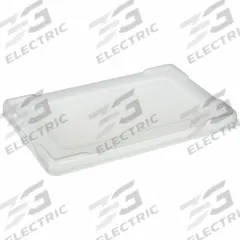 AKRO-MILS Lid: 17 1/4 in x 11 3/8 in, Clear, Plastic (MPN 33061). Key specifications — Brand: AKRO-MILS; Material: Plastic; Compatible Manufacturer Model Number: 33164.