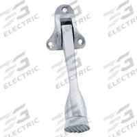 Lever Door Holder: Door - Mounted, 1 in Wd, 4 in Overall Ht, Chrome (MPN FS455-4 US26D). Key specifications — Brand: IVES; Color: Gray.