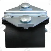 GLEASON Festoon Fixed Clamp: 1.13 in, 3.5 in Overall Lg (MPN C35-FCA). Key specifications — Brand: GLEASON; Material: Steel; Product Type: Clamp.