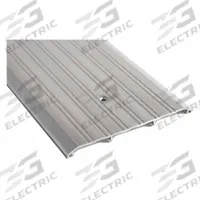 NATIONAL GUARD Door Threshold: Saddle, Aluminum, 3 ft Lg (MPN 428E - 36). Key specifications — Brand: NATIONAL GUARD; Transition Type: Fluted.