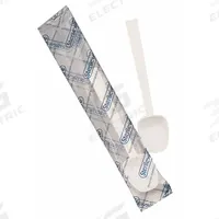 Sampling Spoon: Sterile, Polystyrene, 14.79 mL Capacity - mL, 1/2 fl oz Capacity - oz, White (MPN H36946-0000). Key specifications — Standards: FDA Grade Material; Color: White; Product Type: Sampling Spoon; Brand: APPROVED VENDOR.
