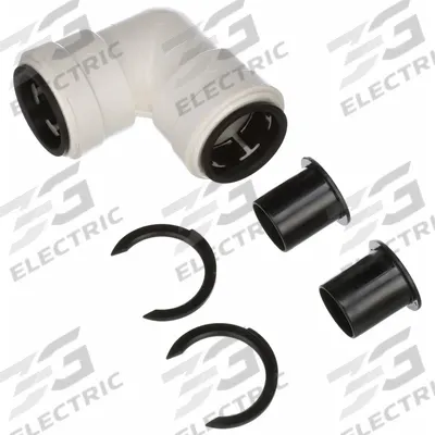 WATTS Push-Fit Elbow Fitting: 1 in OD x 1 in OD Size, Push-to-Connect x Push-to-Connect - Polysulfone Push-to-Connect Tube Fittings