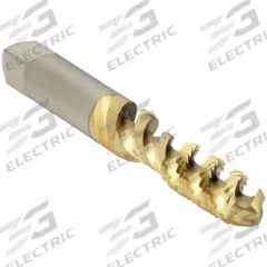 WIDIA GTD Spiral Flute Tap: M6x1 Metric, D5 / 6H, 3 Flute, Plug Chamfer, TiN Coated High Speed Steel (MPN 19933)